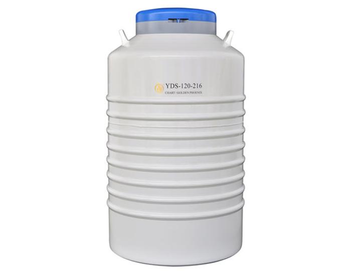 液氮罐(容积121L, 口径216mm, 5个十层方形提桶)